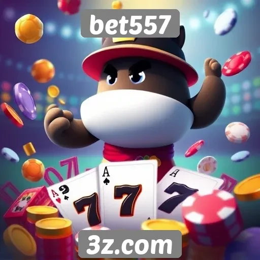 Variedade de jogos oferecidos no site bet557